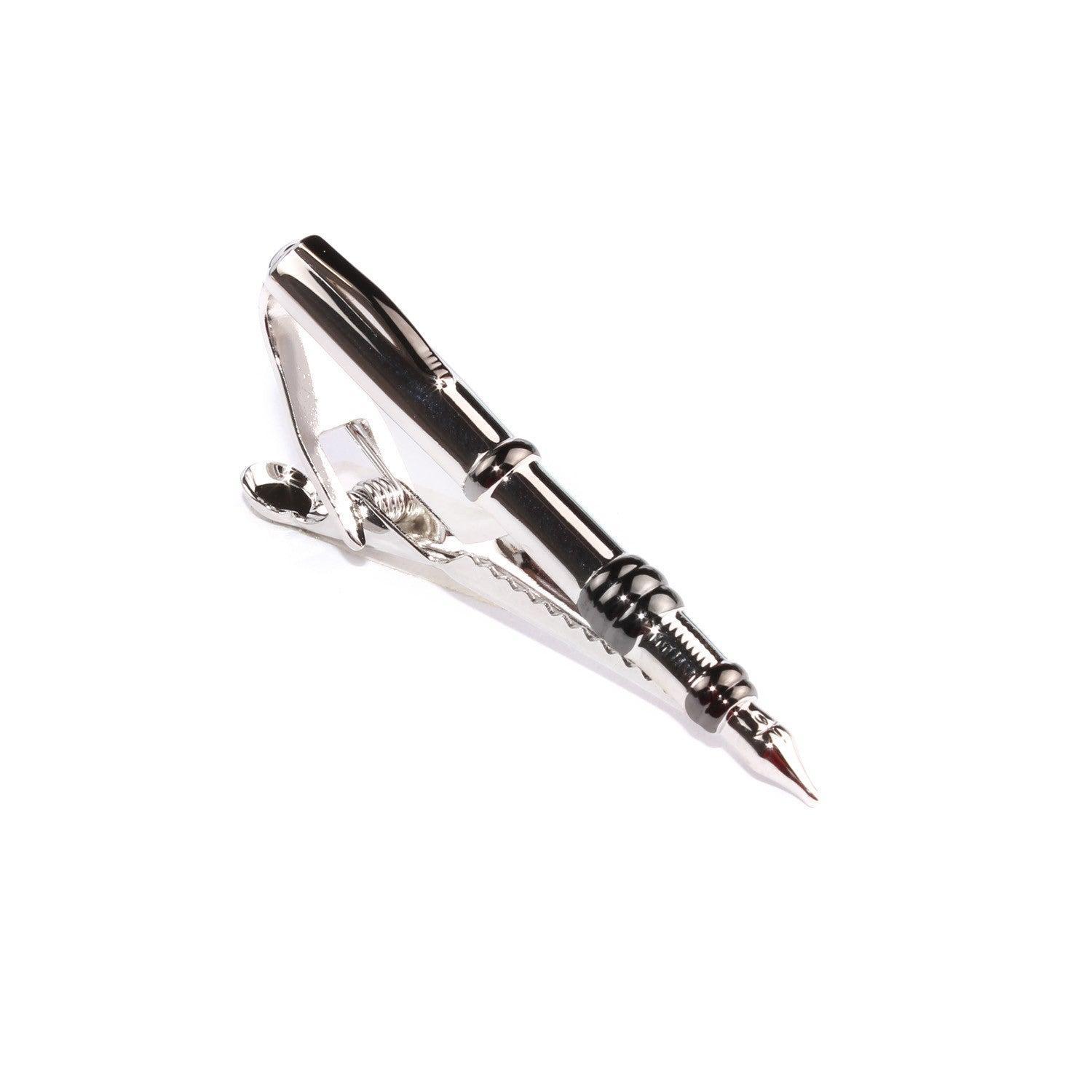 The_Silver_Fountain_Pen_Tie_Bar