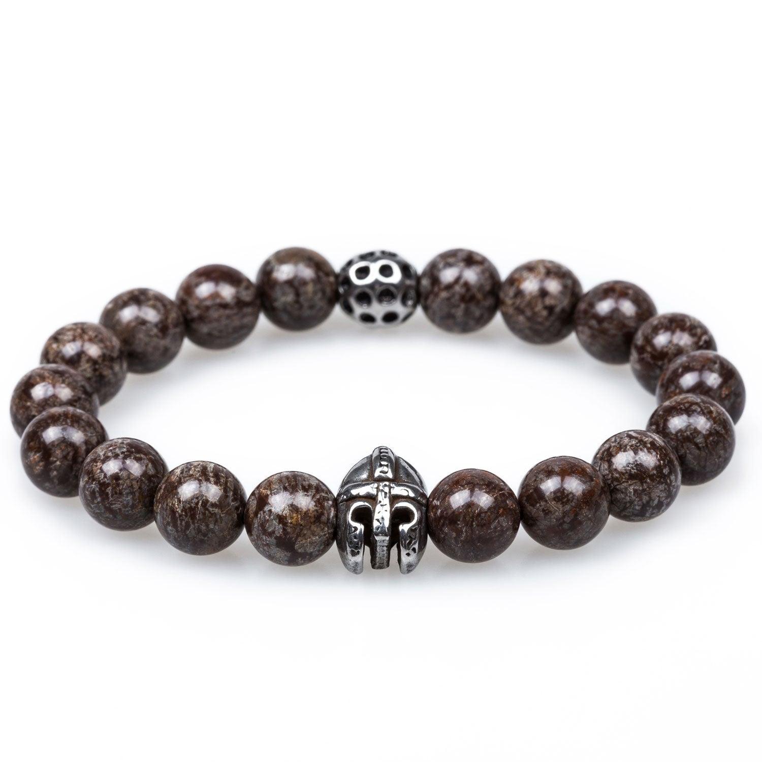 Thracian_Brown_Charcoal_Rutile_Gladiator_Bracelet