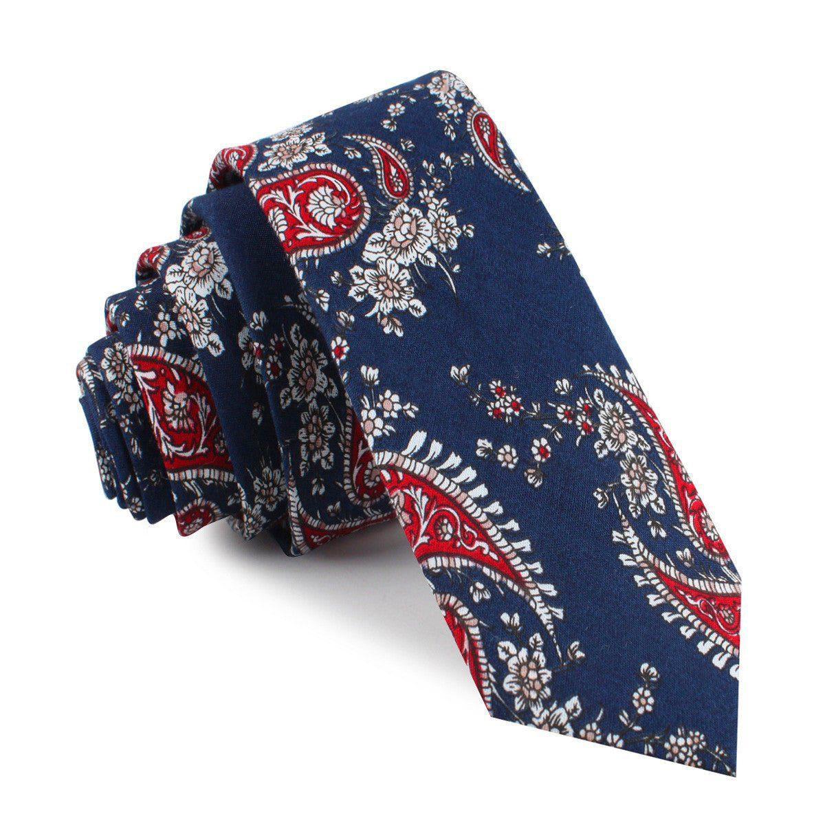 Trasimeno_Blue_with_Red_Paisley_Skinny_Tie-901384