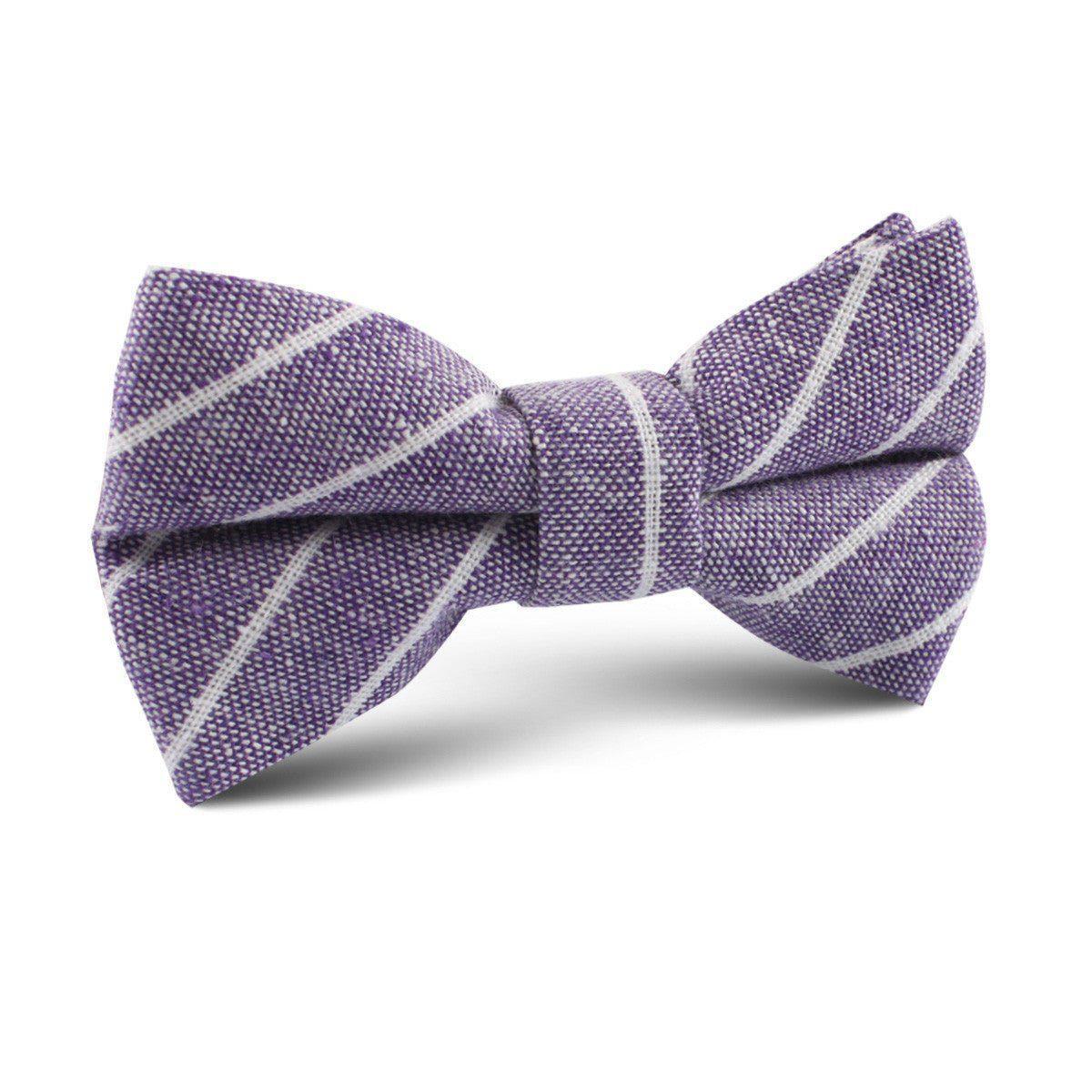 Tyrian_Linen_Purple_Pinstripe_Kids_Bow_Tie-557505