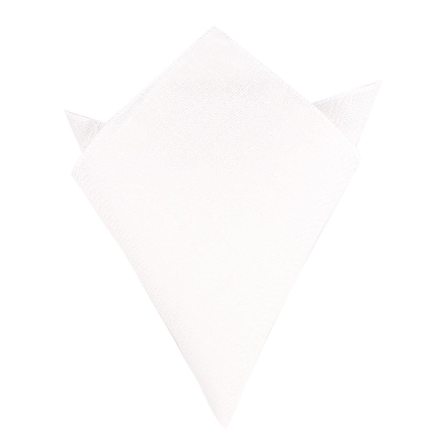 White_Cotton_Pocket_Square
