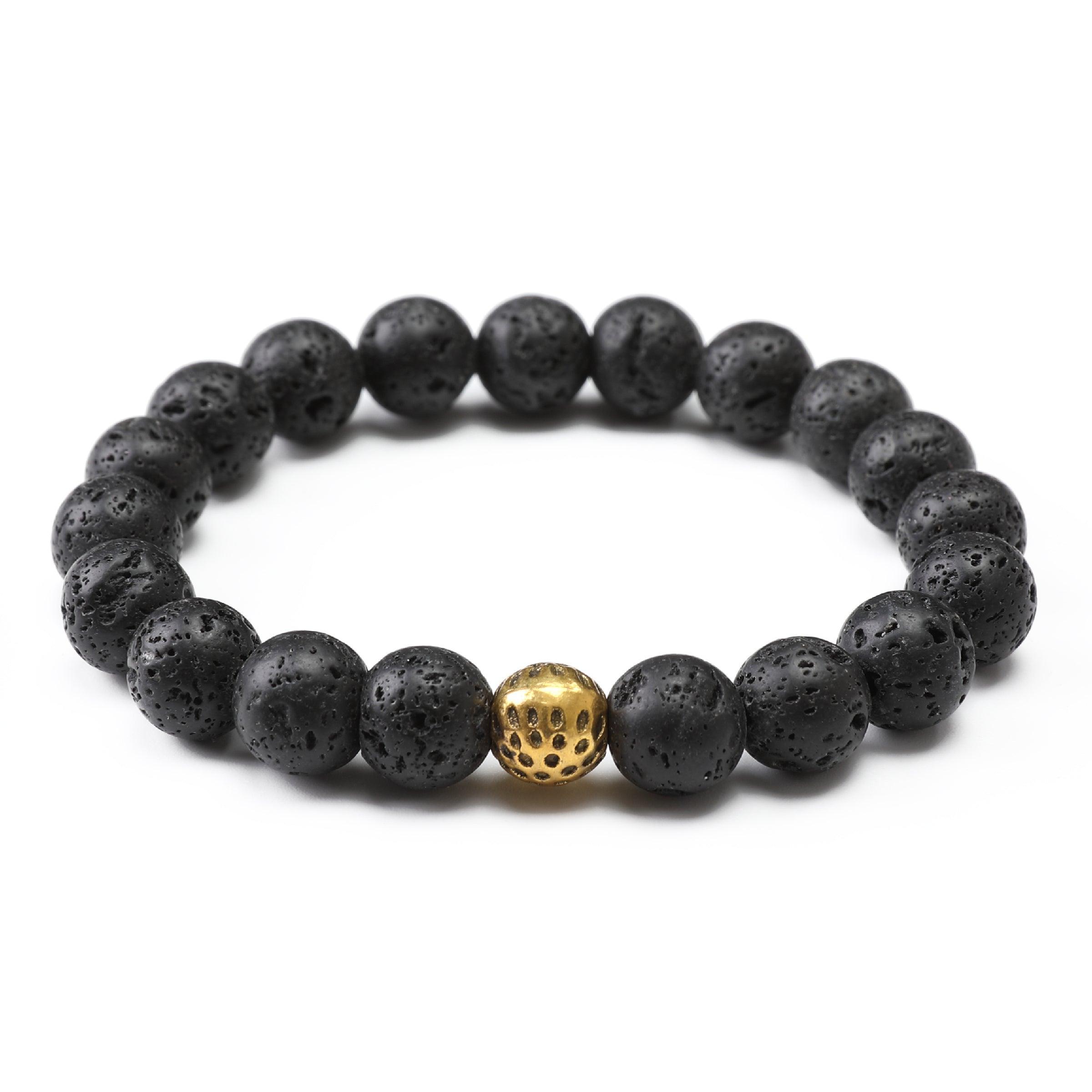 WolfsbaneVolcanicRockGoldLavaBracelet